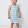 Blue Painted Gingham Shortie Romper 13 Blue Painted Gingham Shortie Romper -Loeffler Randall Store FIs4MFEAZi53a86EFUJ1qLw04IyoUsVd 1