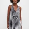 Black Gingham Myla Romper