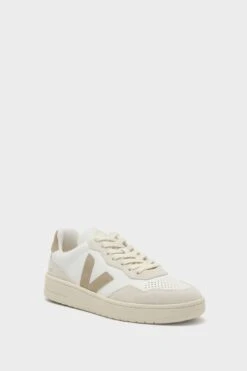 Veja White Taupe V-90 Sneakers