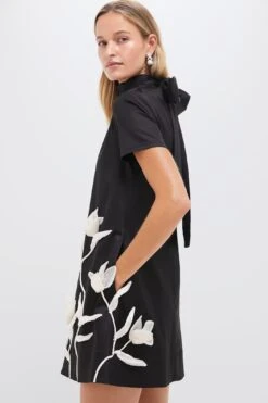 Staud Black Ilana Floral Mini Dress -Loeffler Randall Store FTc7X99VZ9lSg6F3JvVSJbPyx1frzYms 1