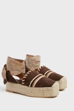 ULLA JOHNSON Dark Brown Stitch Detail Espadrilles -Loeffler Randall Store FYaHiB6D3UepBjP1coLEIlBEET1guK58 1