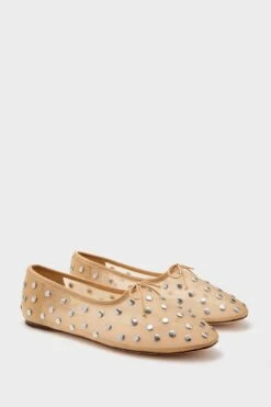 Loeffler Randall Caramel Mesh With Silver Studs Landon Flats -Loeffler Randall Store Fja7VO10OgNWrOqrOZ8sFLxFf3Z2fVwj 1