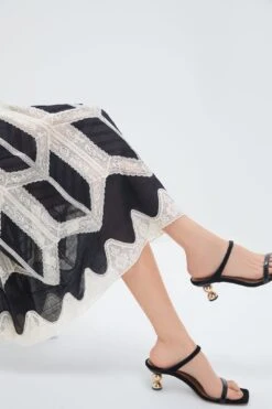 Zimmermann Black And Cream Rhiannon Lace Slip Dress -Loeffler Randall Store G0mMoiMhi2ho1nhryM4DKkGGejo98LTI 1