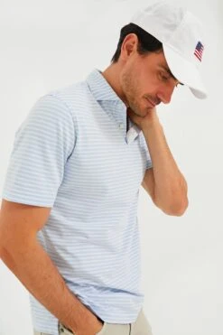Peter Millar Regatta Albatross Cotton Blend Pique Polo
