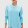 Milky Blue Long Sleeve Performance Jersey Ryan Boyfriend Tee -Loeffler Randall Store GEqX7KZ5PlMVFLZstk5vuTpQllugNhAe 1