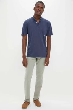 Nautical Blue Drift Linen Polo -Loeffler Randall Store GFnzVTSv5Ey0YKUHS8FCJ9J8zqRxN2bA 1