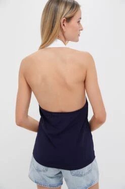 Navy Nadia Halterneck Polo -Loeffler Randall Store GHXlFgSe3mXo3cDfxmVXiaG4D4R4dzad 1