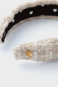 Bisque Tweed Slim Knotted Headband -Loeffler Randall Store GZxWFRR44orVdHOg4tOC8KknFkyavHiu 1