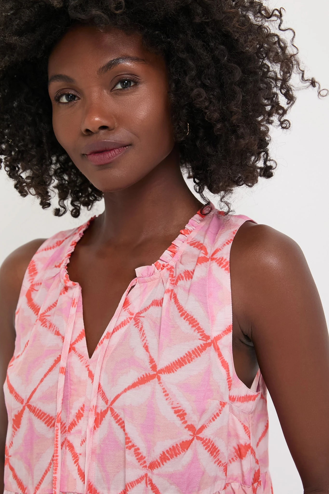 Coral Medallion Salty Paloma Caftan 2 Coral Medallion Salty Paloma Caftan - Image 2