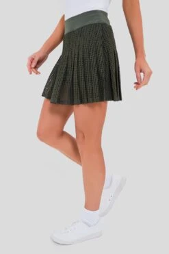 Army Green Cane 15 Inch Williams Tennis Skirt -Loeffler Randall Store Gq6RzwjGPmiOD49MB8boRsjyf1E8vmyU 1