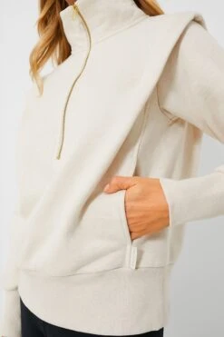 Varley Birch Marl Darah Half Zip Sweat 12 Varley Birch Marl Darah Half Zip Sweat -Loeffler Randall Store Gzl3ScxwndSxdEObgzELoSLmgDvFG5YG 1