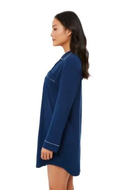 Eberjey Navy Gisele Sleepshirt -Loeffler Randall Store H31fCJ8X5DQFiP9kW43vQdpQcvTxOrqx 1