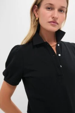Black Pique Puff Sleeve Peggy Polo 10 Black Pique Puff Sleeve Peggy Polo -Loeffler Randall Store HBoChAH1luwJ3vGTSk4AgobBd57TvUgE 1