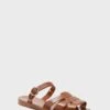 Cognac Riley Jelly Sandals