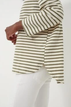 Olive Striped Knit Popover -Loeffler Randall Store HY5TP7b17oagtTPmMyS8xkQvM2wSDXHy 1