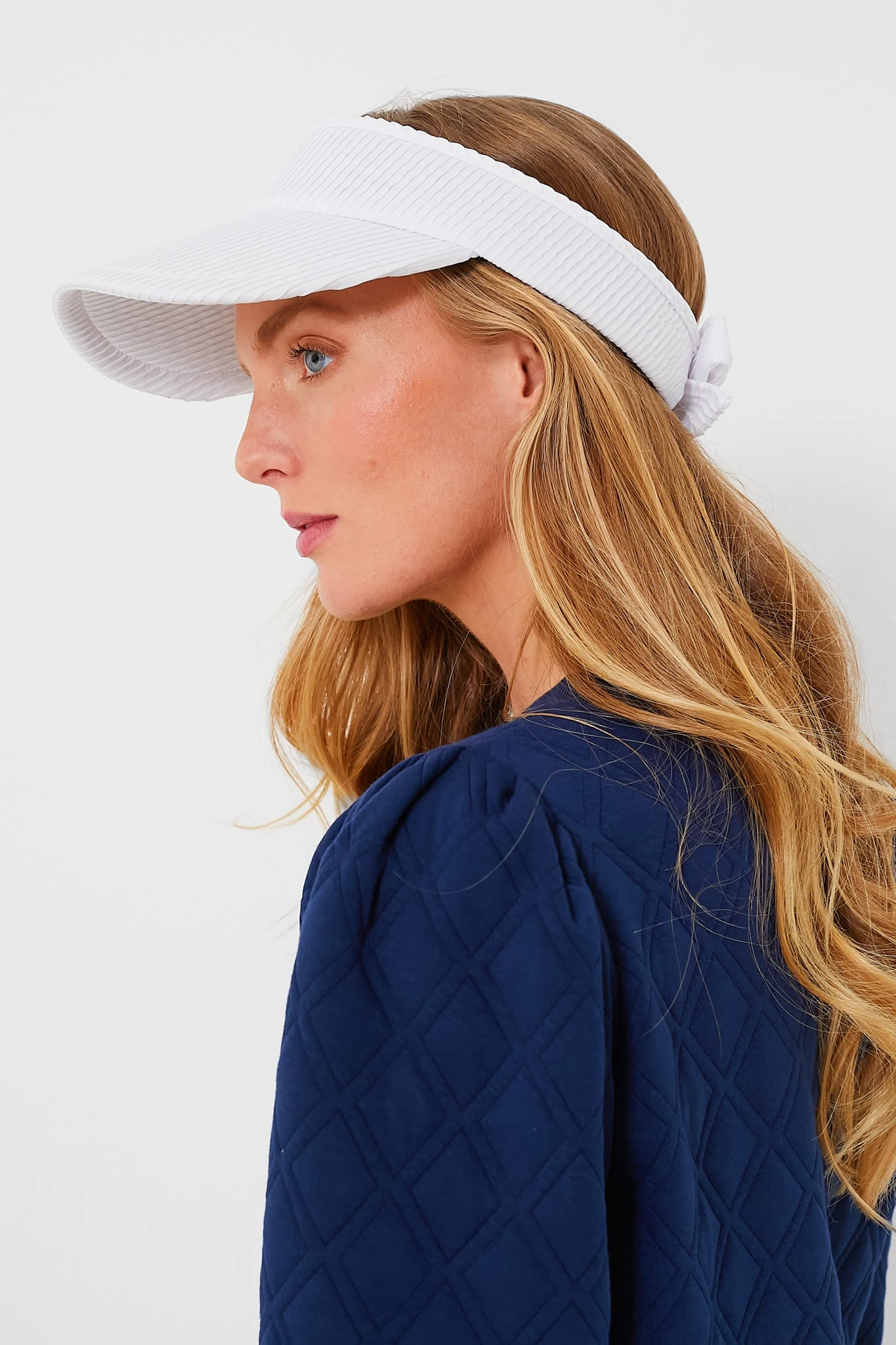 Chalk Swimmer Bow Tie Visor 2 Chalk Swimmer Bow Tie Visor - Image 2