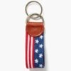 Old Glory Needlepoint Key Fob