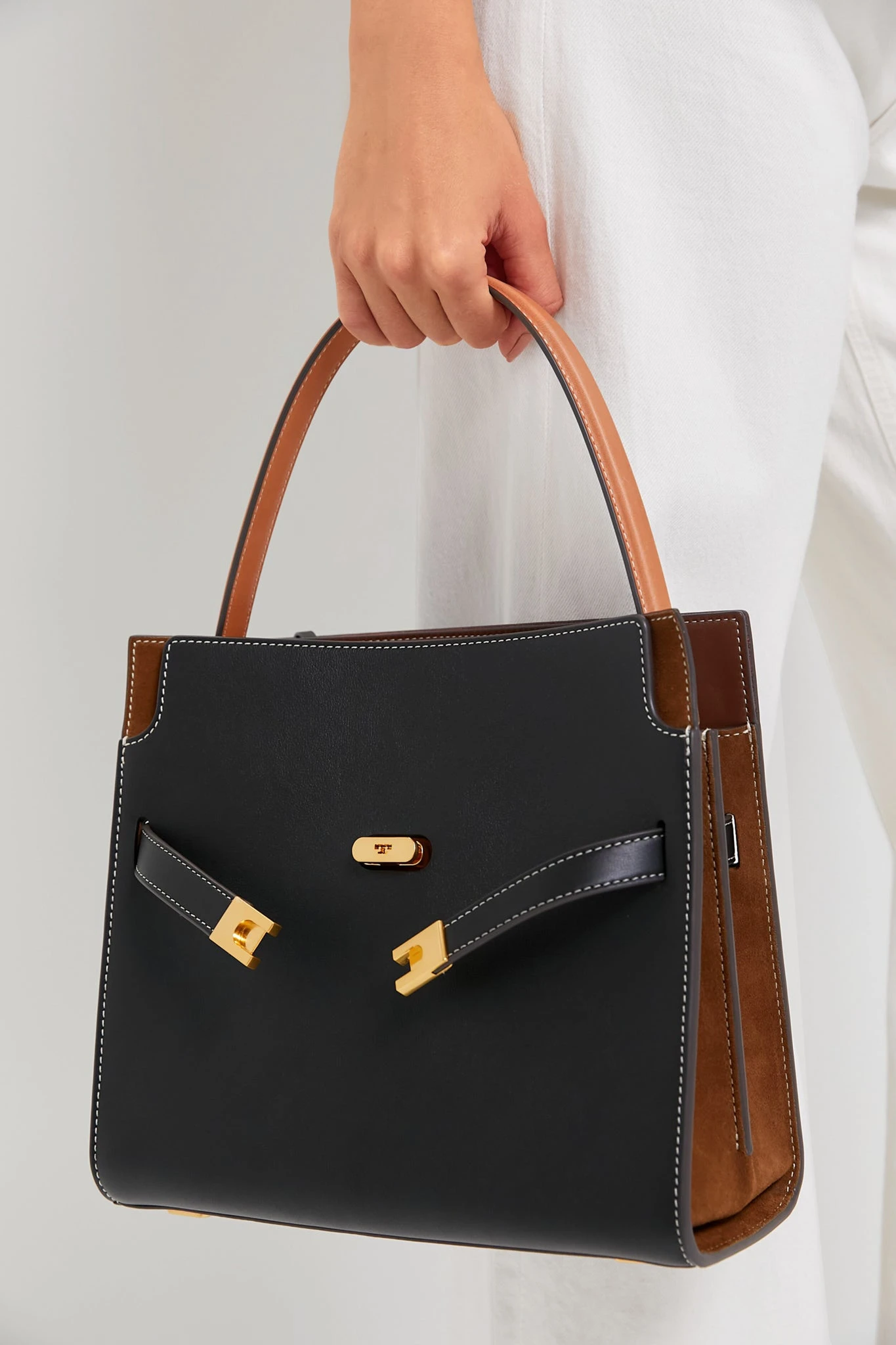 Tory Burch Black Lee Radziwill Small Double Bag 4 Tory Burch Black Lee Radziwill Small Double Bag - Image 4