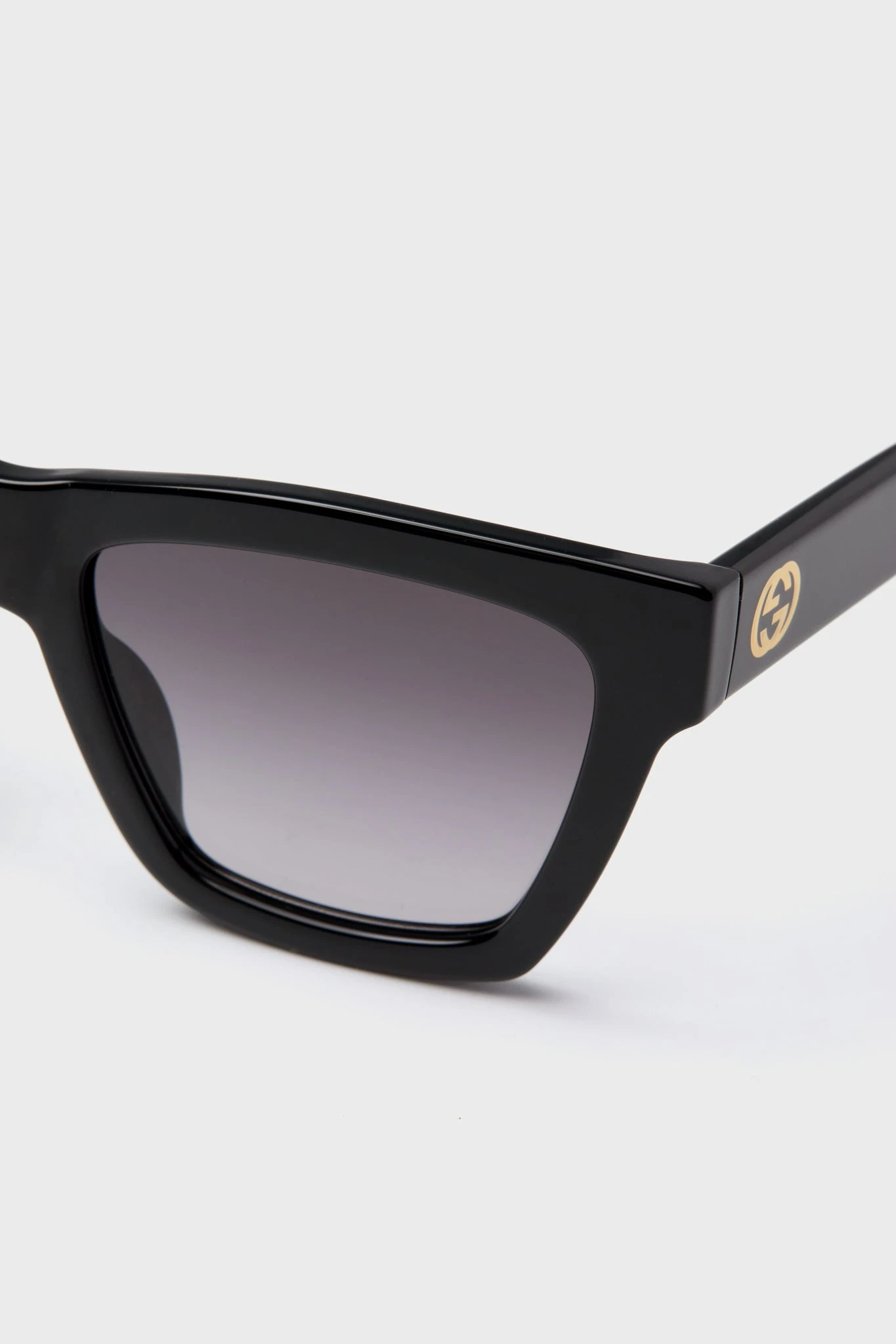 Gucci Black Gradient Lens Square Frame Sunglasses 4 Gucci Black Gradient Lens Square Frame Sunglasses - Image 4