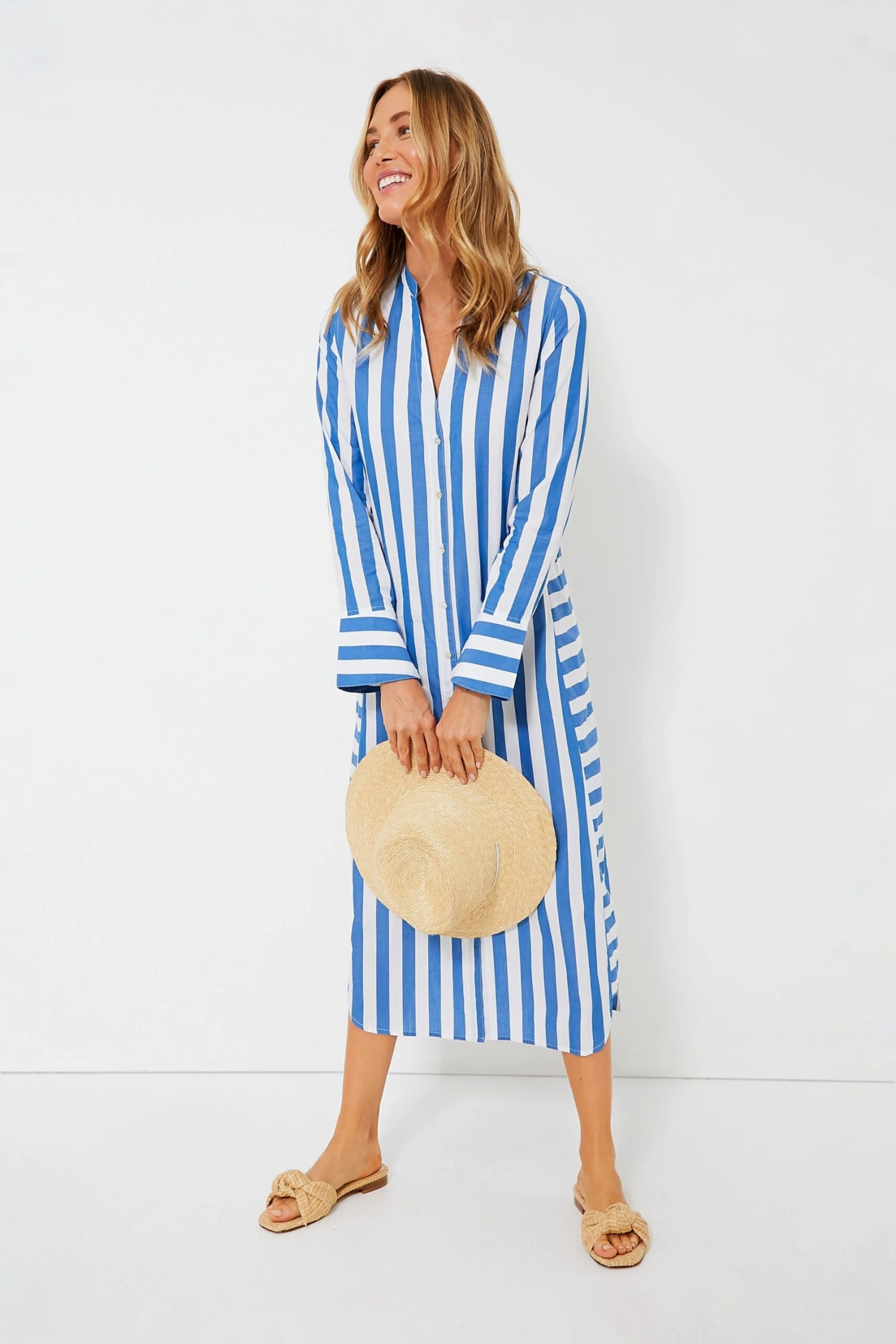 Aegean Stripe Jude Shirt Dress 2 Aegean Stripe Jude Shirt Dress - Image 2