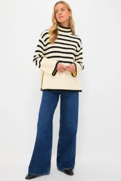 Exclusive Cream Striped Turtleneck Sweater 11 Exclusive Cream Striped Turtleneck Sweater -Loeffler Randall Store IfWhEAveyZ5mq1tZaI5jOuLbVXuv1AxP 1