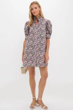 Purple Multi Floral Louisa Mini Dress -Loeffler Randall Store IjUNGqNvq4YWvN0RYGtp1F3cr1qIFrGr 1
