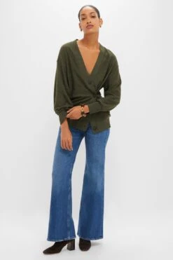 Olive Drippy Tissue Cardigan -Loeffler Randall Store ItI33VwHqLCbJFRhzkhcUyW7nsqBIfCr 1