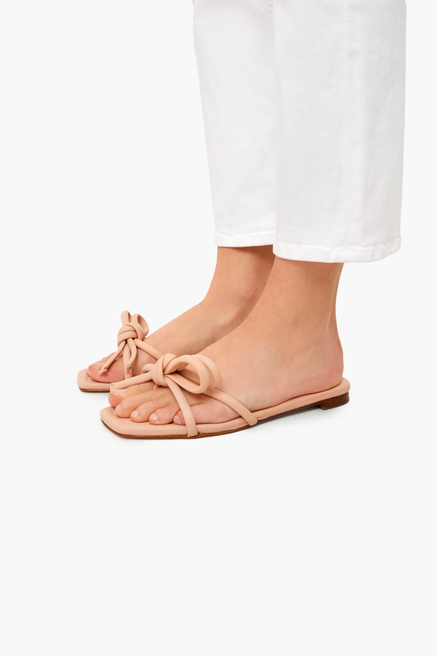 Loeffler Randall Ballet Hadley Leather Bow Flat Sandals 2 Loeffler Randall Ballet Hadley Leather Bow Flat Sandals - Image 2