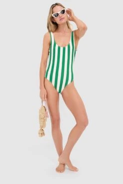 Solid & Striped Tennis Green Striped Annemarie One Piece 8 Solid & Striped Tennis Green Striped Annemarie One Piece -Loeffler Randall Store J2omsba4c8XQtTj9a9u7PsYtSgKeaR7p 1 4e4e14dc f790 4cd8 8311 a523b3c7ec63