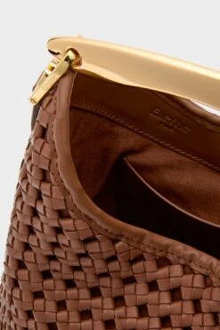 ELLEME Cognac Woven Leather Small Boomerang Bag -Loeffler Randall Store J5mkkVh2LKvVljDzBz2LCc9mUYoxu14N 1