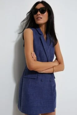 Navy Tweed Campbell Romper -Loeffler Randall Store JB4cteI6r3w3uH2NFH66vE5DIvgDS1O3 1