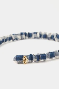 Navy Jessie Gingham Headband -Loeffler Randall Store JHl4qTZ6DAzdzjvPi0Uk7TW7JTcdwWOo 1