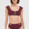 True Red And Dark Navy Sailor Stripe Off-Shoulder Bikini Top -Loeffler Randall Store JLY9P3T4vsixvsMb58K9dduTpIe4EUe6 1