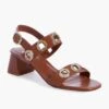 Caramel Leather Milan Sandals