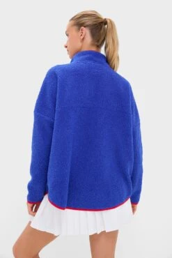 Blue And Red Fleece Cady Quarter Zip -Loeffler Randall Store JmY86bz8cC5OWFZuSHc5vYVOP097YVOT 1