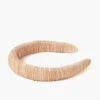 Loeffler Randall Peach Marina Puffy Headband
