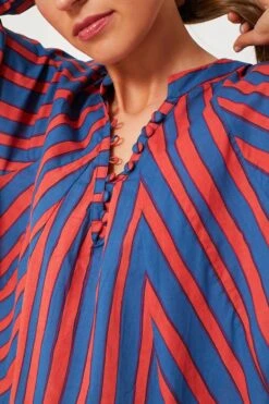 Batik Stripe Blood Orange Fiore Maxi Dress -Loeffler Randall Store JtvEE7aBzz7CD2Bbdu3oqXTmF5qJCXJY 1