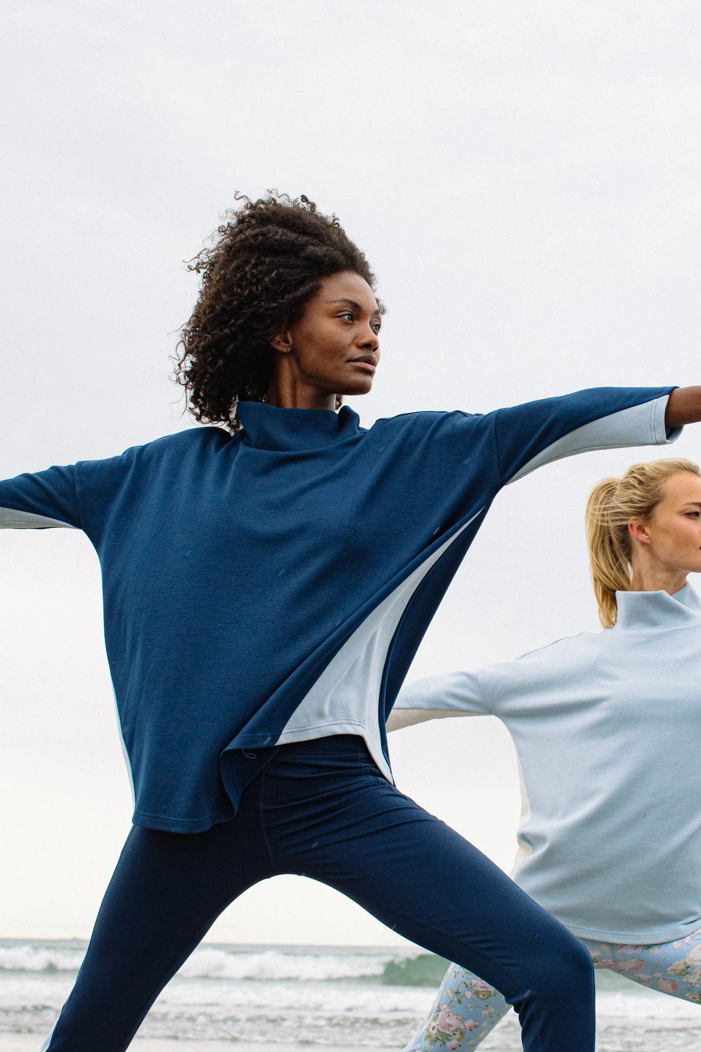 Navy And Breezy Blue Ally Swing Sweatshirt 6 Navy And Breezy Blue Ally Swing Sweatshirt - Image 6