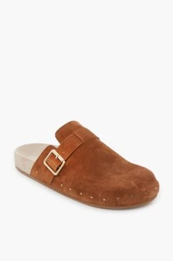 Loeffler Randall Cacao Suede Jayden Slides