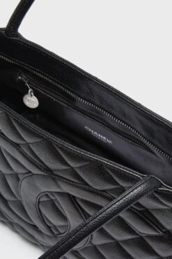 CHANEL Black Caviar Quilted Medallion Tote -Loeffler Randall Store KLvQ4P2zai6RWO7psXFHrVUbYfY8tdWZ 1
