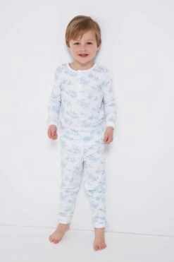Blue Toile Pajamas