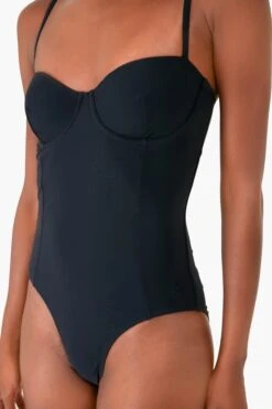 Tory Burch Black Solid Underwire One Piece -Loeffler Randall Store KrVy5PiFflnnpImfcJmhtSsyY4I3rBT6 1