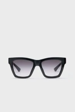 Gucci Black Gradient Lens Square Frame Sunglasses