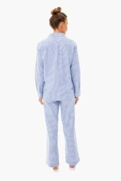 French Blue Seersucker Pajama Set -Loeffler Randall Store LPfmOWxEr2HJgm2Fa7aS9ggBGvF2AVY7 1
