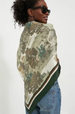 Foxhunt Toile Medium Silk Scarf -Loeffler Randall Store LuUoypmRvMfzEIw60EJgrgV5hmYovuBx 1