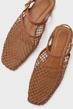 Staud Tan Netting Rete Sandal -Loeffler Randall Store M12eAmDEA6hZbl6ke9wsFLoP7oo4ylWC 1