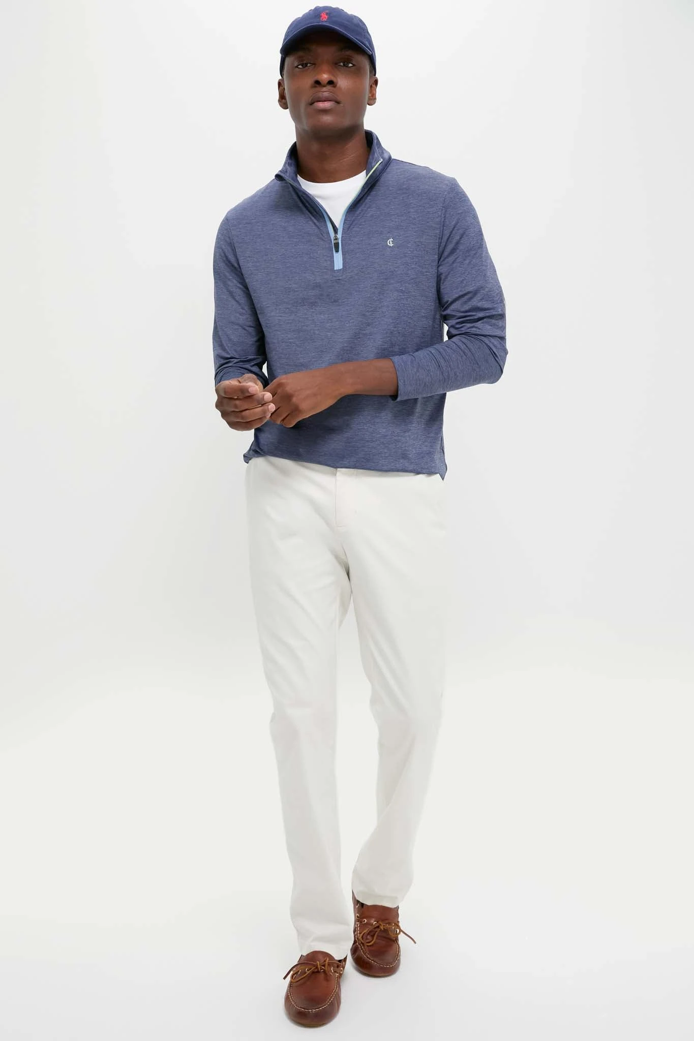 Heathered Navy Featherweight Performance Pullover 2 Heathered Navy Featherweight Performance Pullover - Image 2