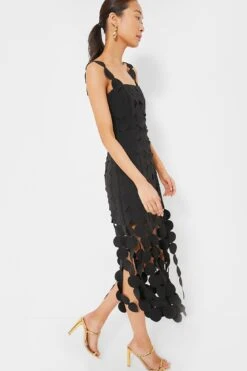 Black Multi Circle Mercedes Midi Dress -Loeffler Randall Store M4CbI6JOQbaZPuTNfElYoxcDhGsQtXM6 1