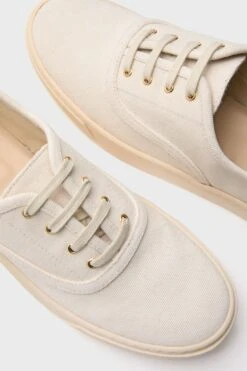 Ivory Canvas Bea Sneakers -Loeffler Randall Store MEmInESQrnxGaYUx69nXdGZh1FL9boYI 1