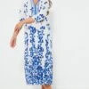 Exclusive Leaf Blue Clorinda Long Kaftan -Loeffler Randall Store MePEPOEn7Qni27tHLGvyn9tMocfYQzVu 1